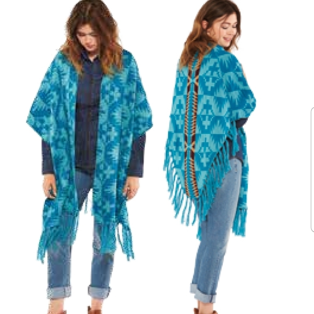 Pendleton Blanket Shawl Spider Rock Design NWT